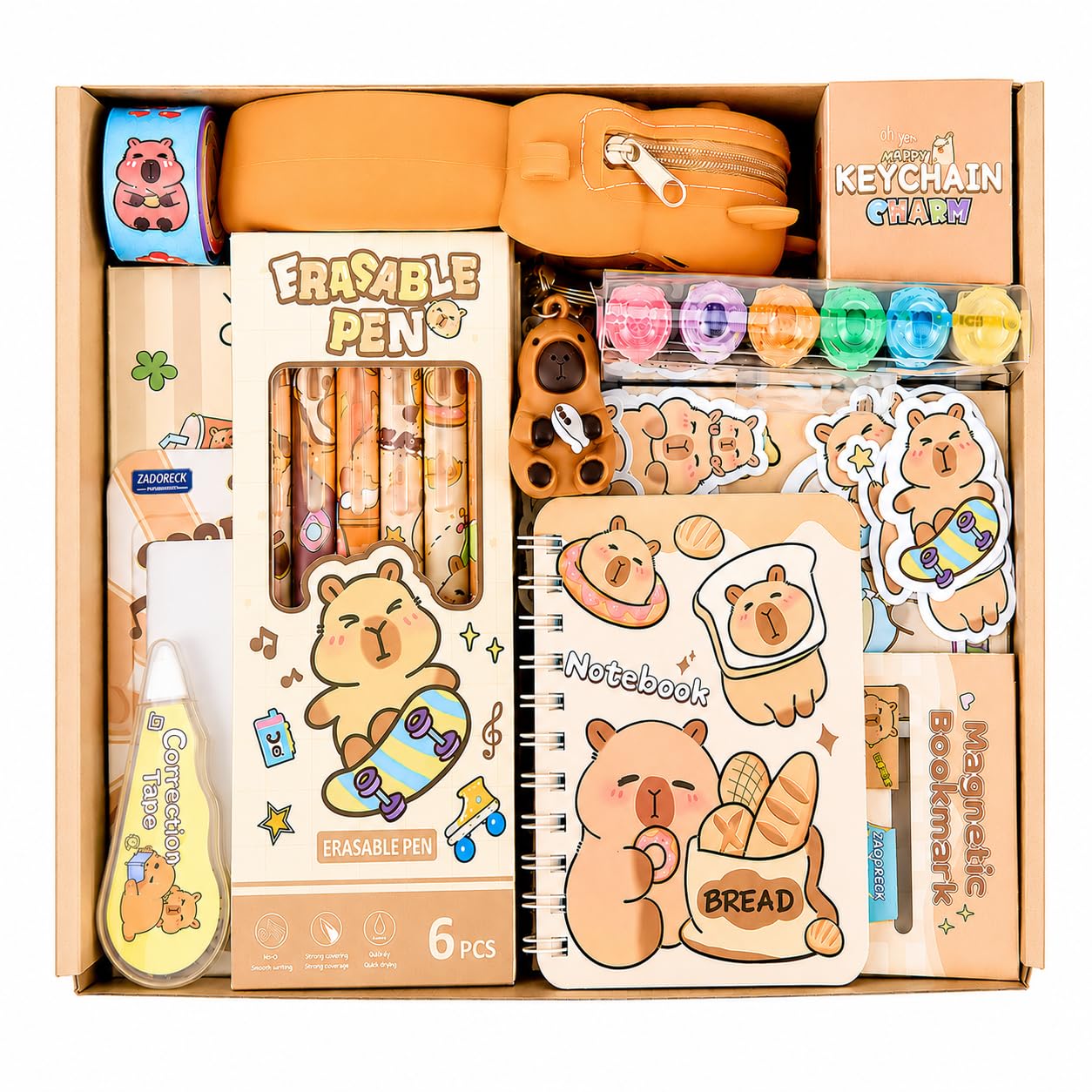 Amazon.com: Capybara School Supplies for Kids,30PCS Cute